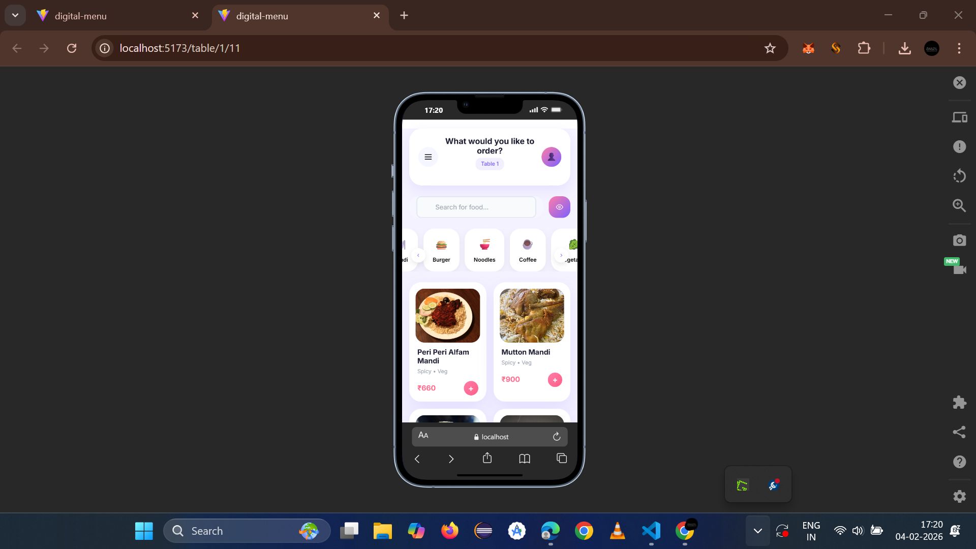 Cliqeat screenshot