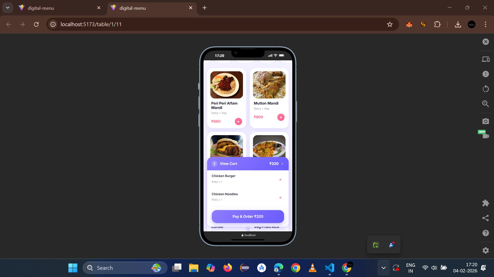 Cliqeat screenshot
